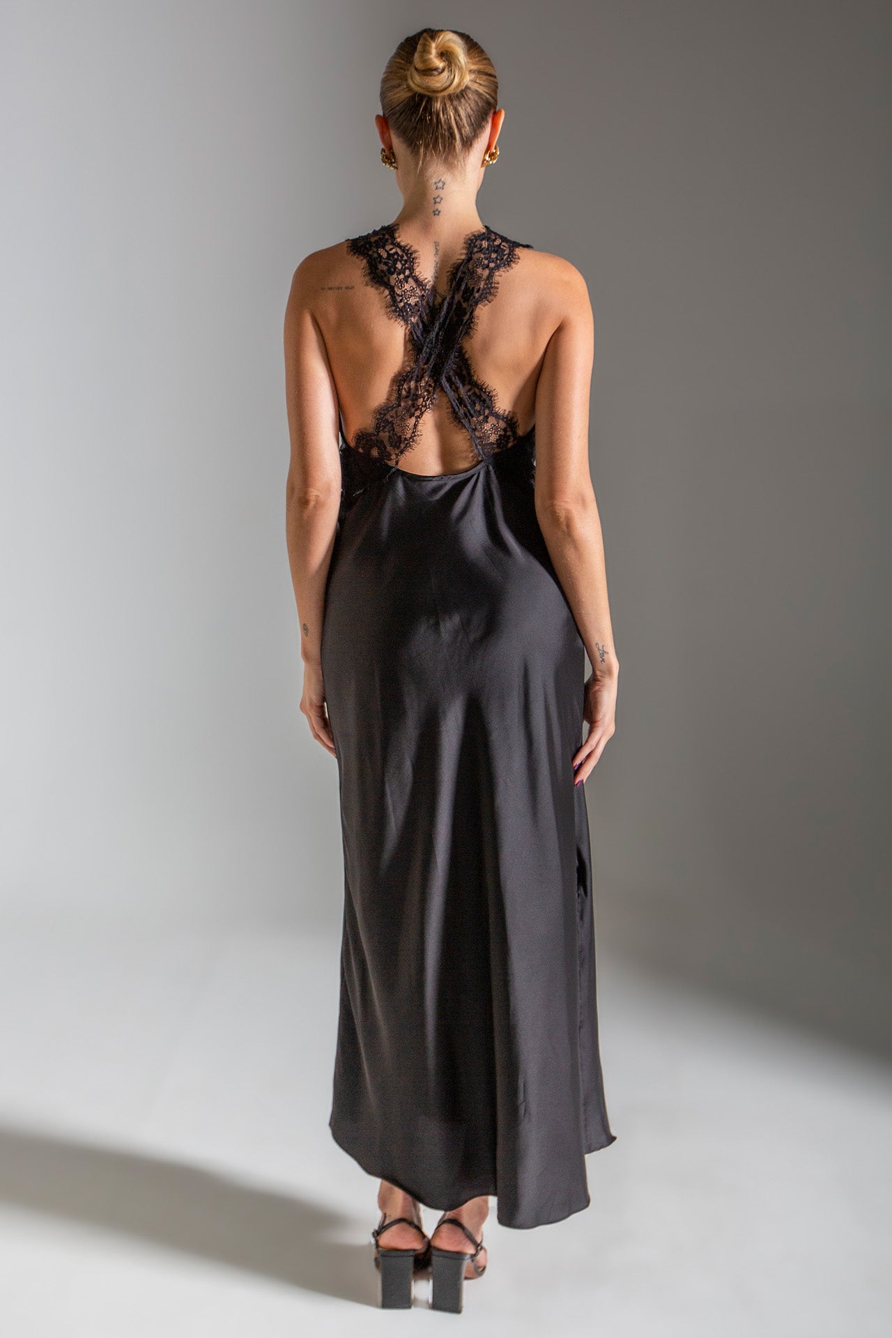 30's Slip Dress Preto