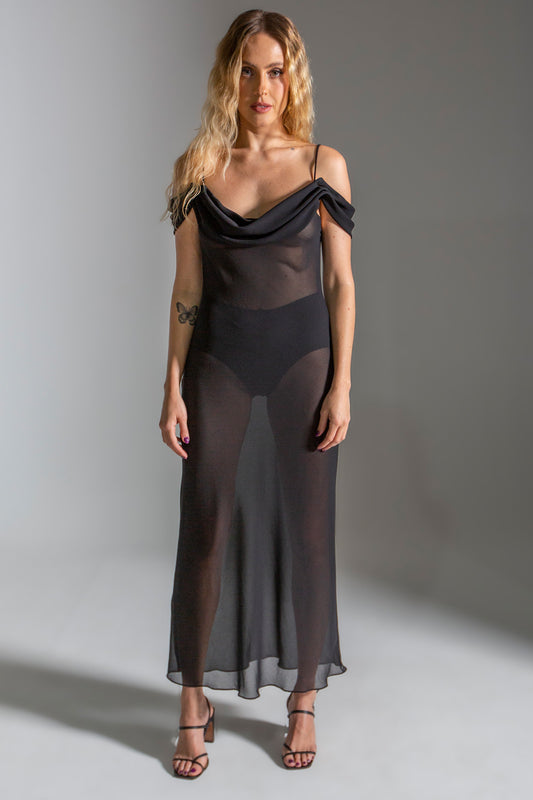 90's Slip Dress Preto